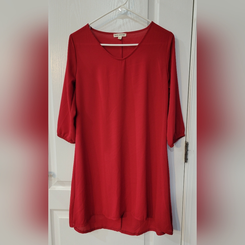 Deep red Zenana Outfitters tunic